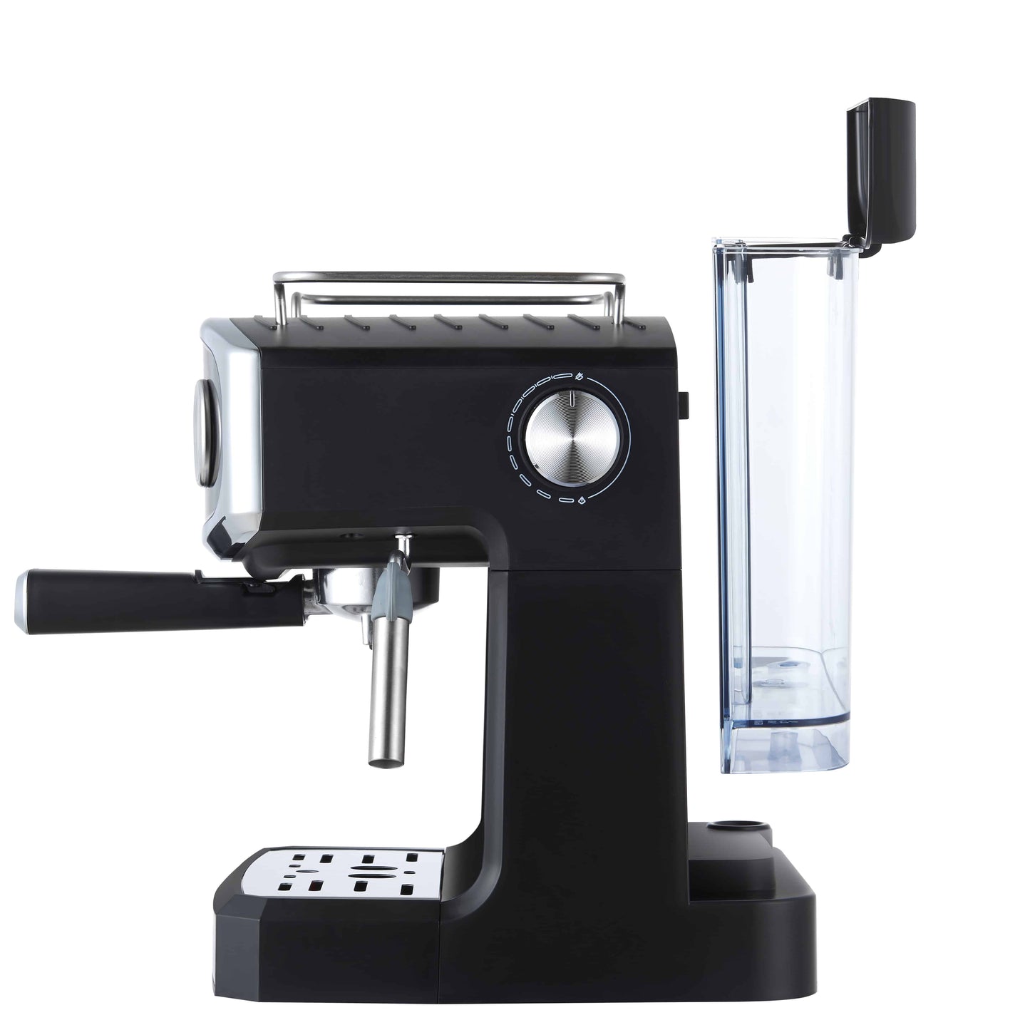 Espressor Negru,20 Bar, 1.6 l, 850 W, Design Retro, semi automat