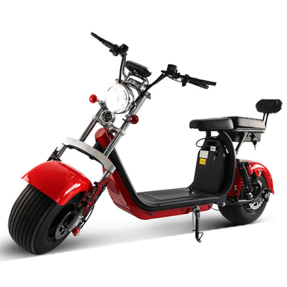 Scuter electric motor 1500w acmulator 20ah 60w JRH, 2 locuri rosu viteza 25km/h