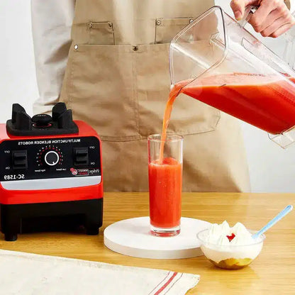 Blender Profesional de bucatarie 2 in 1, 2.L, motor din cupru, 15 viteze