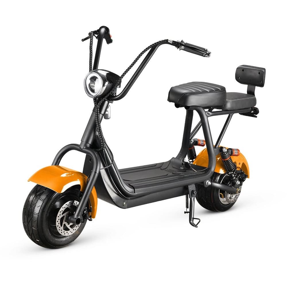 Scuter electric 800W 48V viteza limitata 25 km/h ,rosu negru albastrau galbin fara permis