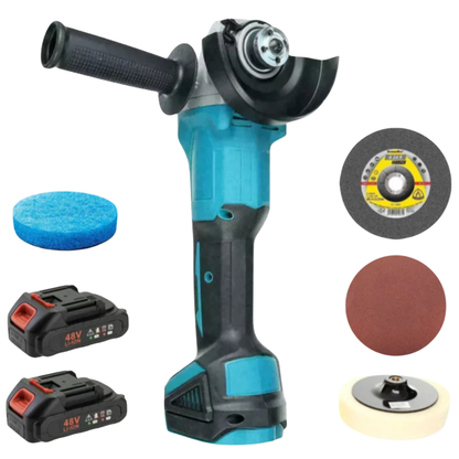 Flex Polizor Unghiular, 2 ACM 48v, Taiere, Slefuire si Polish