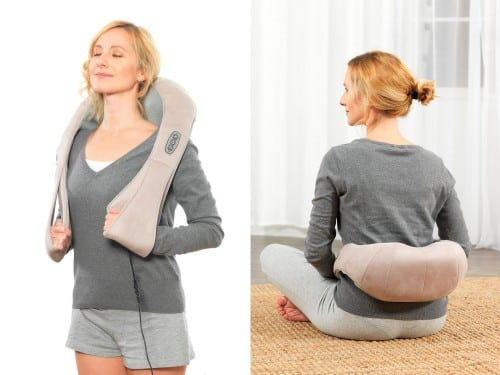 Aparat de Massage Centura pentru Masaj Cervical , cu Telecomanda si 40 de Functii de Masaj