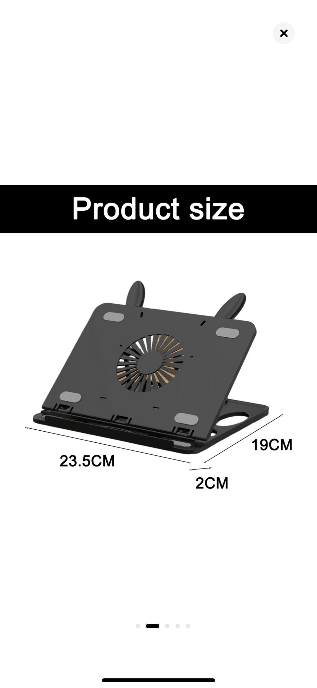Suport tableta kitty, rotire 360 grade, pliabil, ABS si silicon, Negru