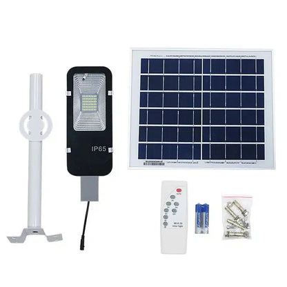 Proiector LED Stradal, Rezistent La Apa IP67, Cu Panou Solar, 100W, 220LED,  Cu Telecomanda