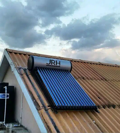 Panou solar apa calda presurizat JRH, rezervor 200L, 20 tuburi mari, kit panouri solare, asistent si suport
