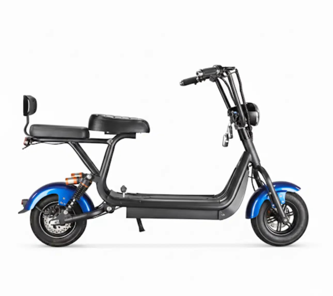 MINI SCUTER ELECTRIC HARLEY jrh 1000w – FARA PERMIS ACUMULATOR 48V12AH – AUTONOMIE 40-45KM albastru