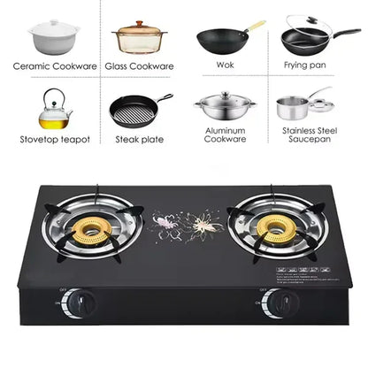 Aragaz Plita Sticla cu 2 Ochiuri