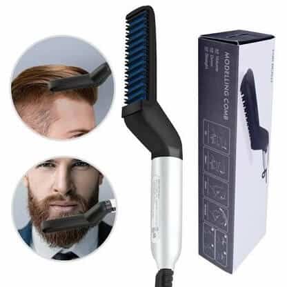 Perie electrică multifuncțională de îndreptat părul și barba STYLER MEN