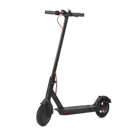 Trotineta electrica , Putere Motor 250W, Display LCD, Aplicatie, Autonomie 18-24 km, Viteza maxima 25-30 km/h, Negru cu Gri