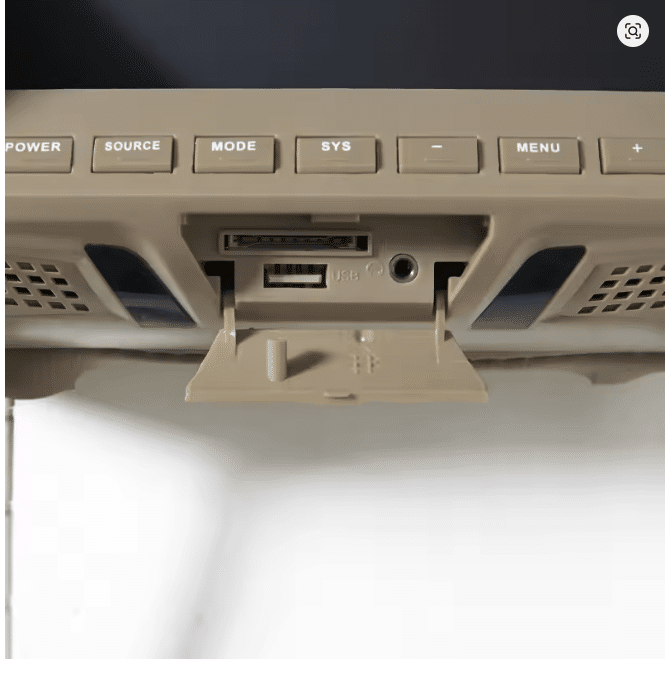 Set 2 Monitoare Auto 7 Inch pentru Tetieră – MP5 Player, Ecran HD, USB/SD, Difuzoare Integrate, Universal, Double DIN