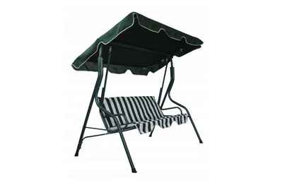 Balansoar gradina jrh , acoperiș reglabil, 175x110x150cm, verde – ideal pentru relaxare în aer liber