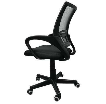 Scaun de birou ergonomic JRH, model Criro, Mesh, Negru, reglabil pe înălțime