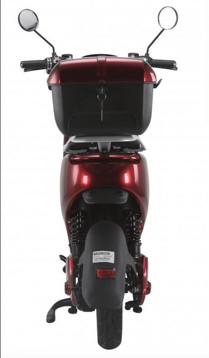 Scuter Electric rosu 48V 30Ah 900W – Viteză 25 km/h, Autonomie 90 km