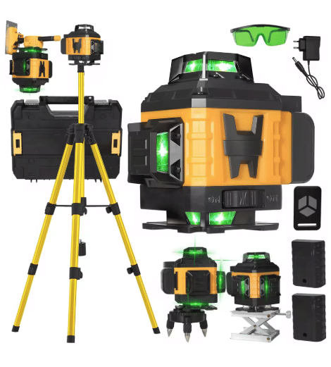 Nivela Laser 3D JRH 16 Linii Verzi Ultra-Precise pentru Profesioniști