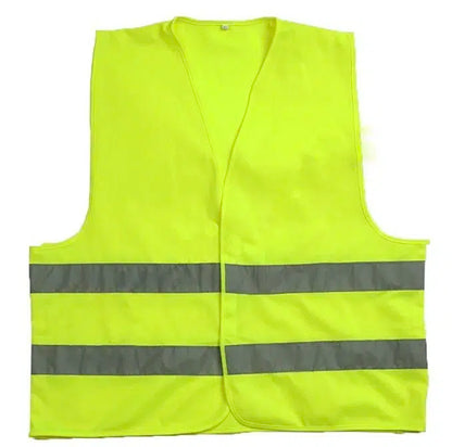 Vestă reflectorizantă verde, două benzi