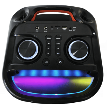 Boxă Portabilă JRH Party321, Difizur de 12”, Full LED Dinamic, Microfoan Wireless + Telecomandă