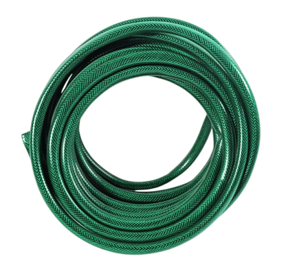 Furtun de gradina ranforsat, 1/2″, 20m lungime, cu adaptoare si pistol pentru udat, Verde