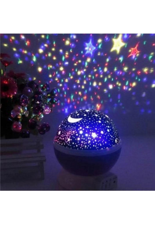 Lampa De Veghe Cu Proiector ,Cu Stele Si Luna, bluetooh