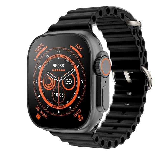 smart watch Ultra Series 8 , NFC Bărbați Femei Apeluri Bluetooth Încărcare fără fir Brățară fitness Ecran HD de 2 inchi