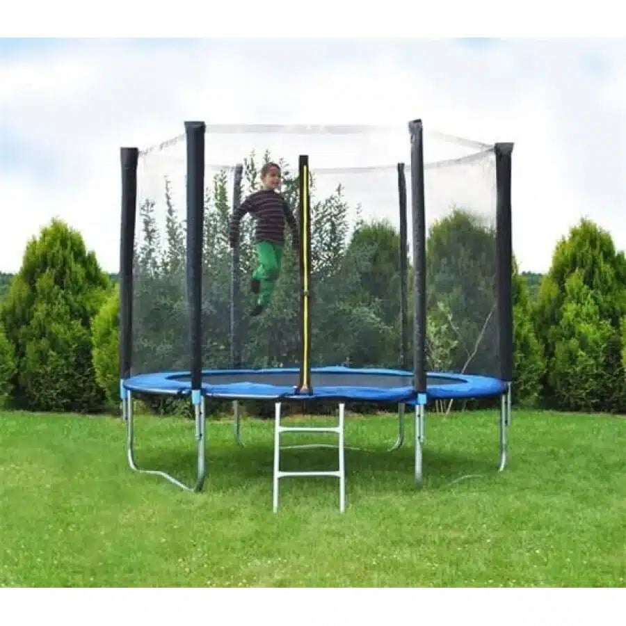 Trambulina copii cu plasa de protectie 244 X 220 cm, 120 kg