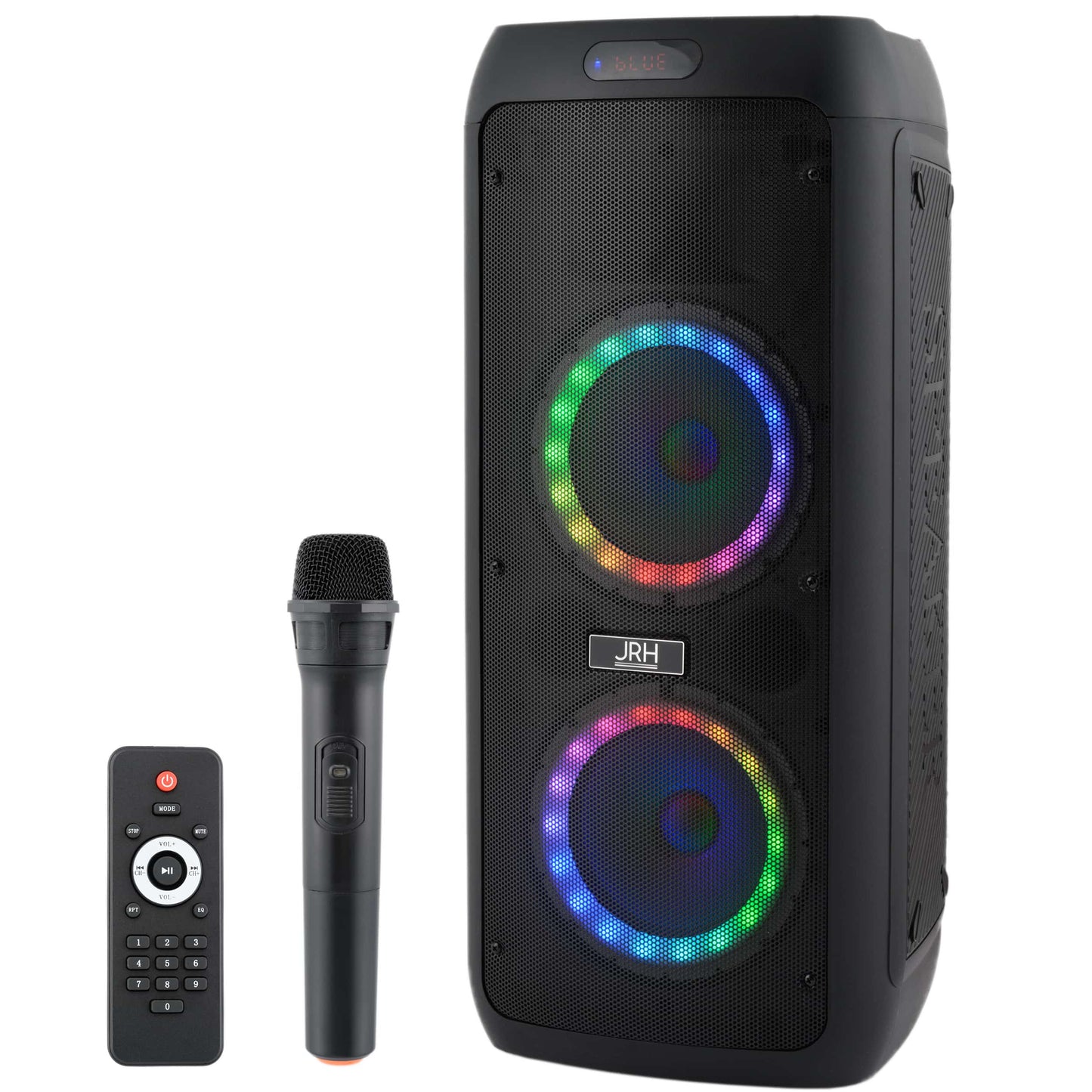 Sistem Audio boxa Portabil JRH A2808, 800W, Bluetooth, TWS, RGB LED, Microfon Wireless