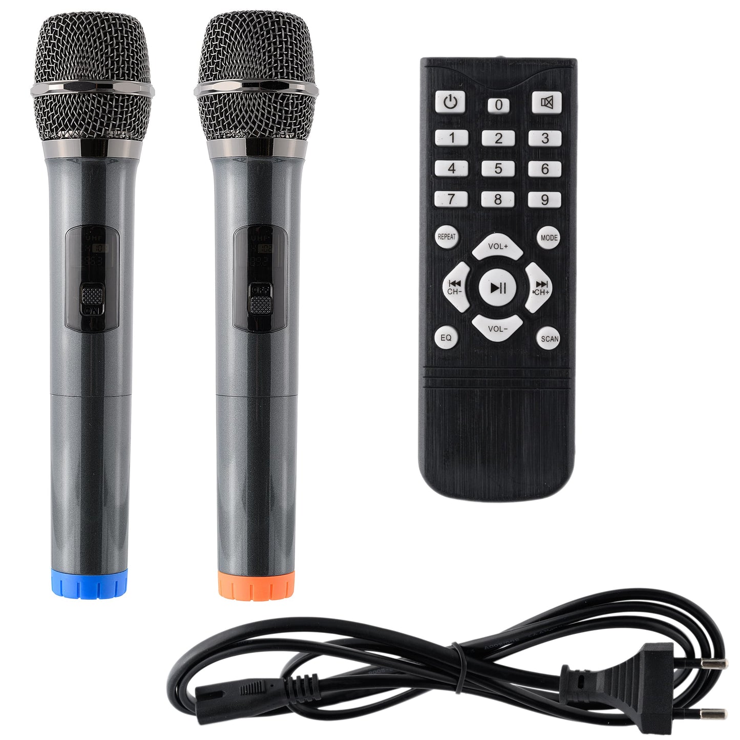 Boxă Portabilă JRH 15 Inch pro– 1000w, 2 Microfoane Wireless, Troller Integrat
