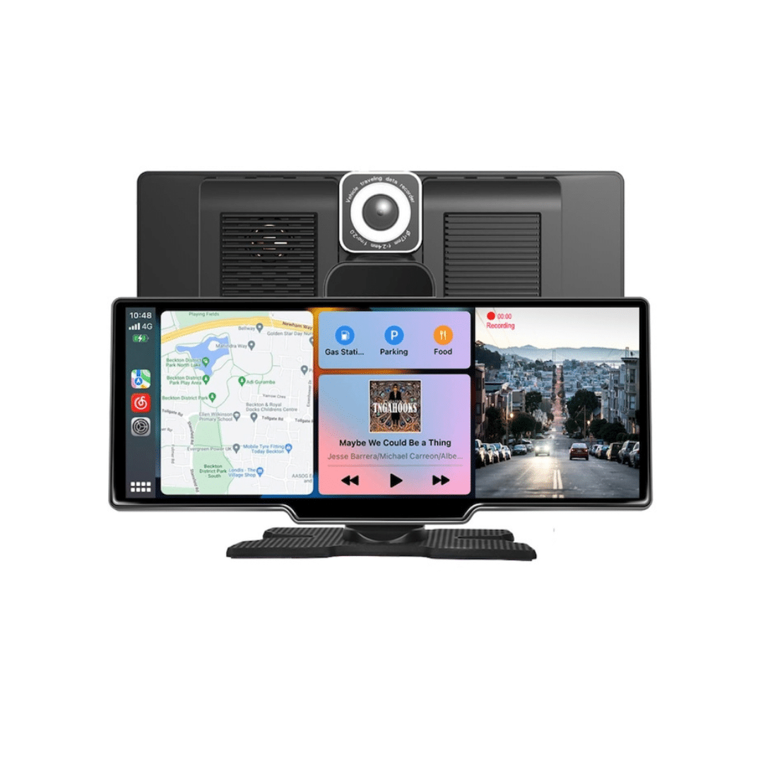 Navigație Auto Universală  10.26″ Touchscreen, Wireless CarPlay/Android Auto, Cameră 4K