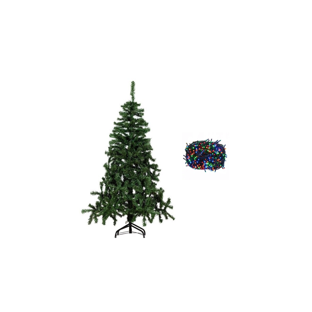 oferta brad 150cm artifical cu instalatie 50m