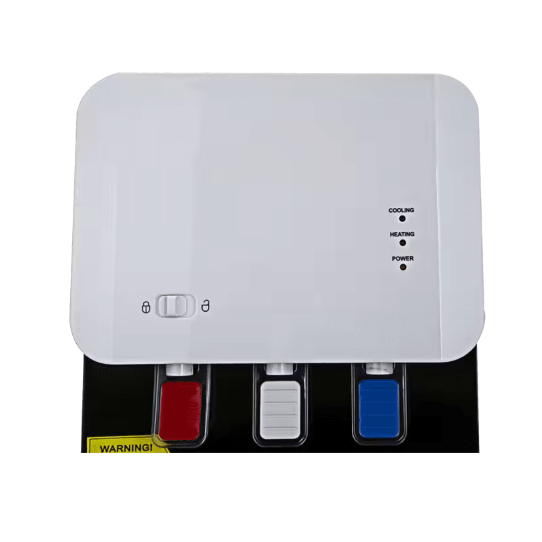 Dozator de Apa JRH 19l – 640W, 3 Robineți, Răcire cu Freon și Compresor,  Siguranta copii, Depozitare Integrată, Design Modern