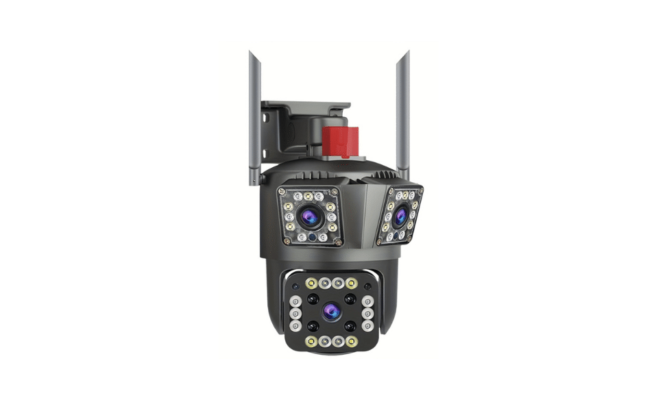 Cameră de Supraveghere Wi-Fi cu 2 Camere,1 senzor, 12mp, Zoom 10X, Detectare Mișcare și Alarmă, Control Complet prin Aplicație și Conectivitate Avansată