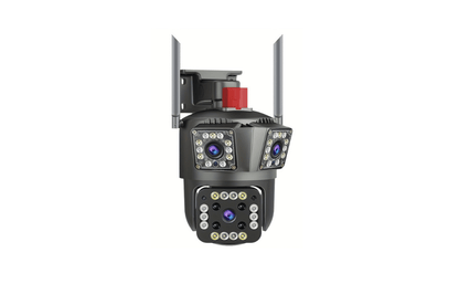 Cameră de Supraveghere Wi-Fi cu 2 Camere,1 senzor, 12mp, Zoom 10X, Detectare Mișcare și Alarmă, Control Complet prin Aplicație și Conectivitate Avansată