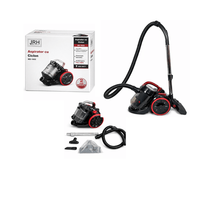 Aspirator electric cu fir fără sac 800W, capacitate 2L, cu accesorii incluse
