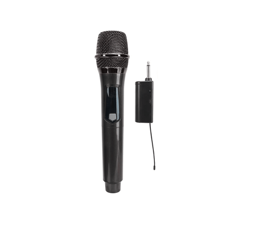 Microfon fără fir de mână Microfon dinamic UHF cu mini receptor portabil Compatibil cu mufă de 6,35 mm