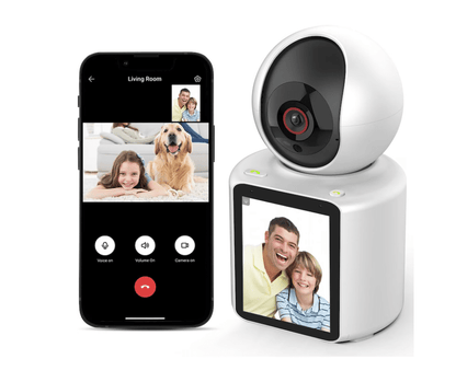 Camera video AI 360°, bidirectionala, monitorizare bebelusi sau varstnici, cu senzor detectare plans si miscare, infrarosu pentru vizionare nocturna, apel de la distanta, conectare WI-FI, control prin aplicatie, inregistrare 24h