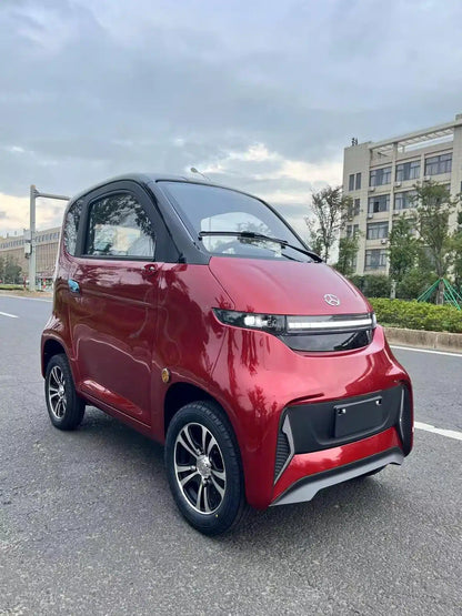 Mașină Electrică Fără Permis JRH 2000W, 60V/80Ah, Autonomie 60 km, ECO 25 km/h, Viteză Max. 45 km/h, 3 Locuri, Omologată Drum Public