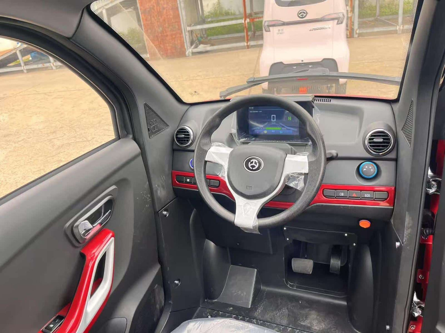 Mașină Electrică Fără Permis JRH 2000W, 60V/80Ah, Autonomie 60 km, ECO 25 km/h, Viteză Max. 45 km/h, 3 Locuri, Omologată Drum Public