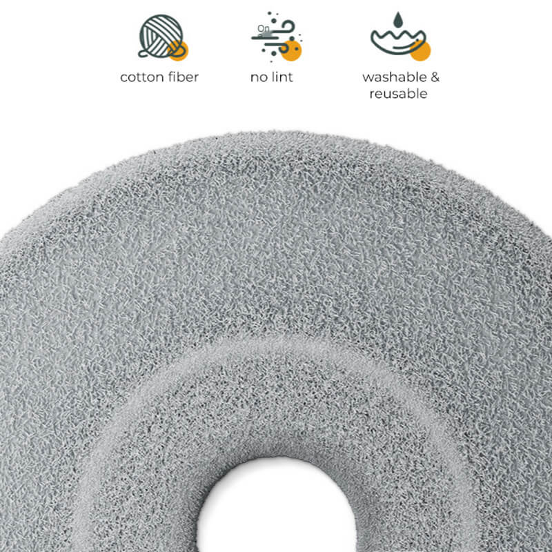 Mop rotativ, potrivit pentru curatarea parchetului, gresiei, laminatului, marmurei, maner reglabil 128 cm