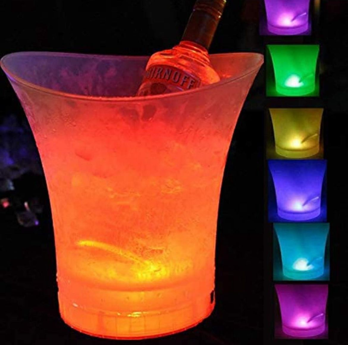 Frapieră 7 LITRI cu Bluetooth și Iluminare LED – Portabilă, Elegantă, Multifuncțională