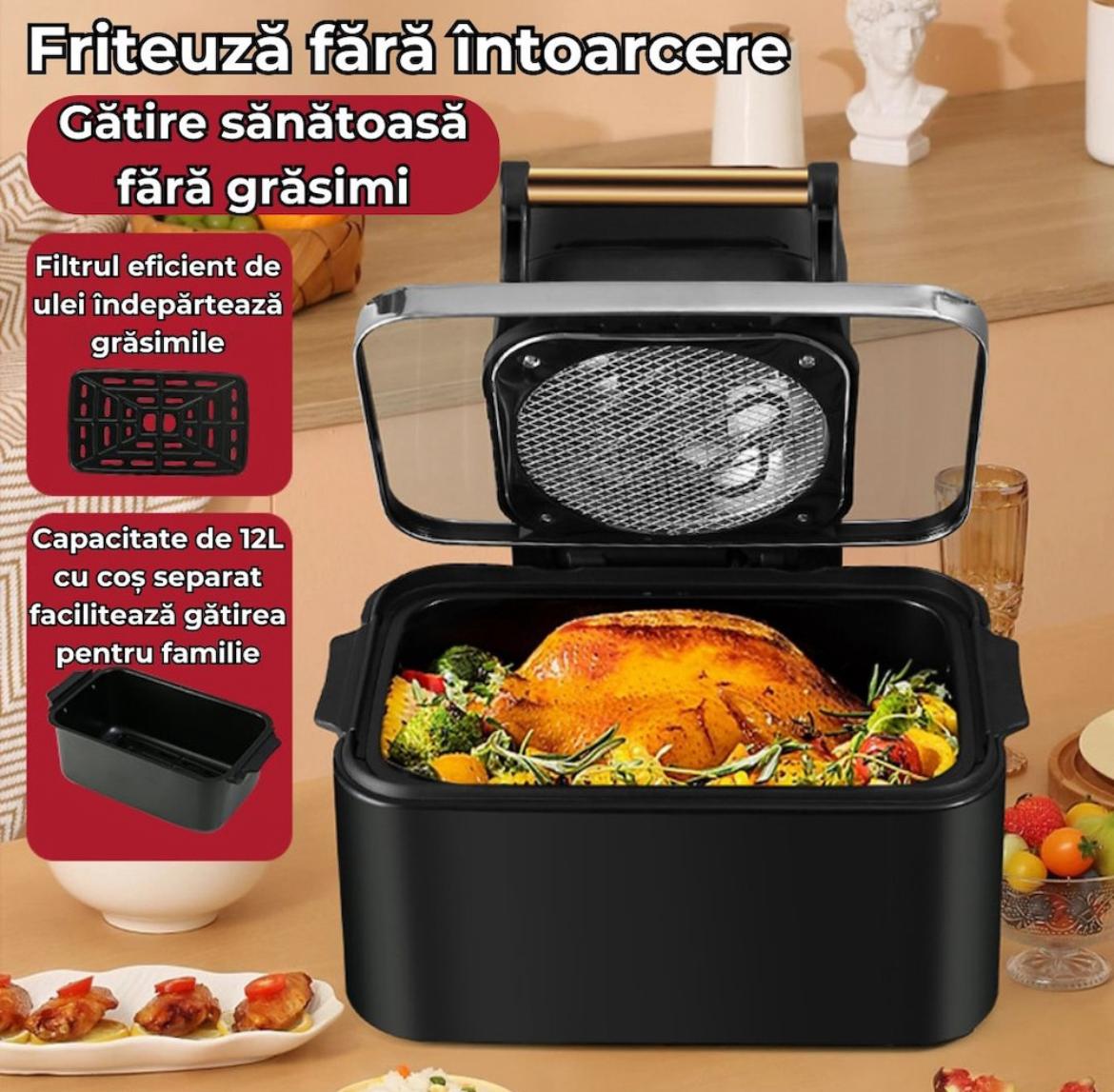 Friteuză cu Aer Cald, 12L