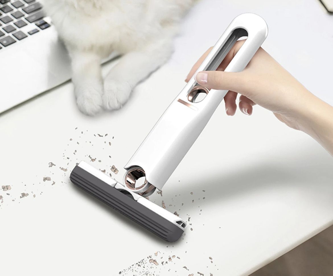 Mop mini portabil, cap de maturare rotativ 1+1 GRATIS!