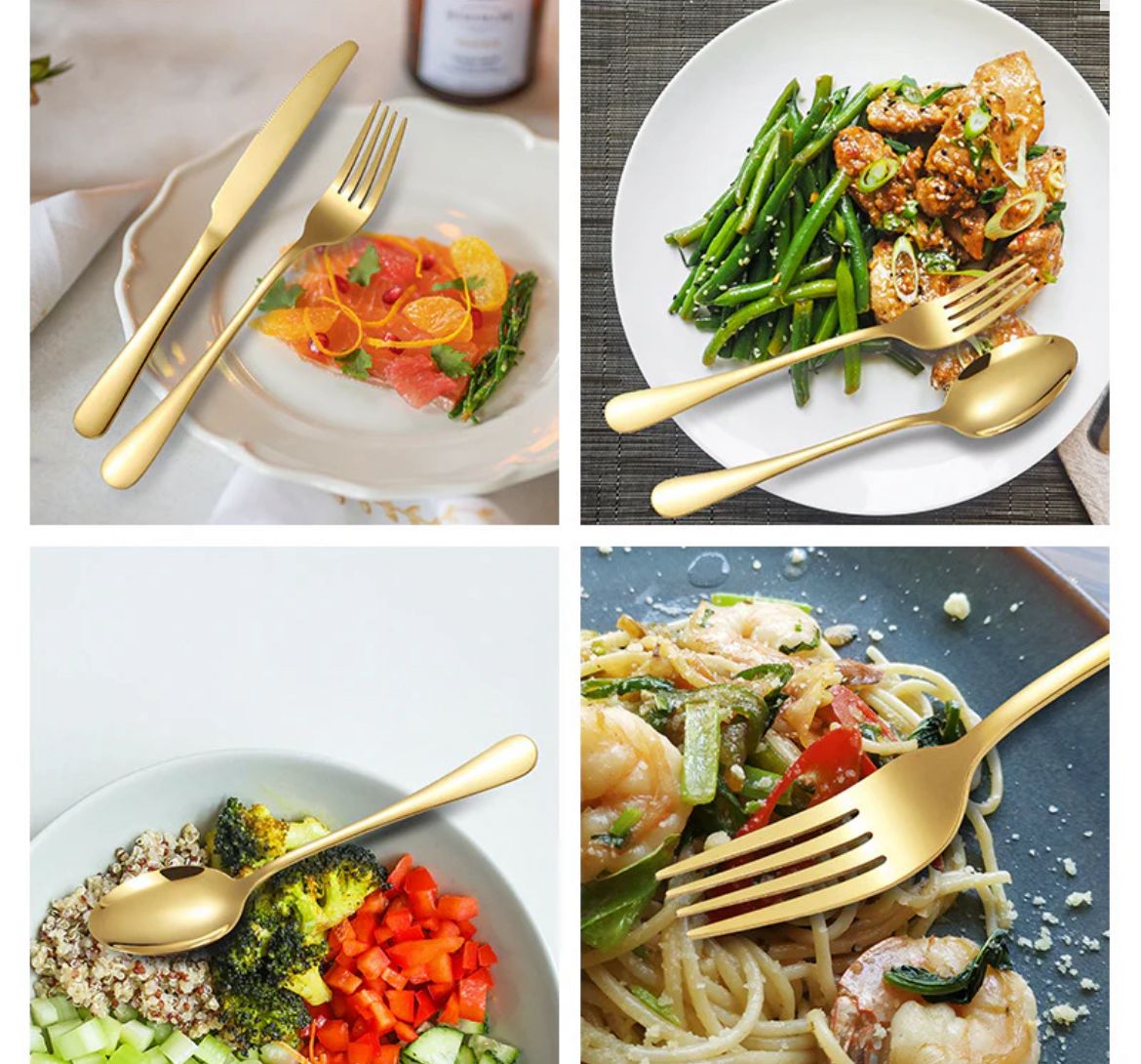 Set tacamuri 24 piese din inox