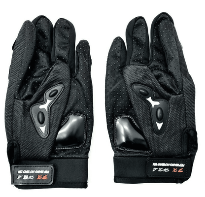 Manusi Moto, ATV cu Protectii pentru Monturi, Culoare Neagra, Marime L