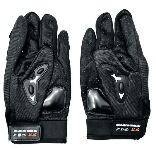 Manusi Moto, ATV cu Protectii pentru Monturi, Culoare Neagra, Marime L