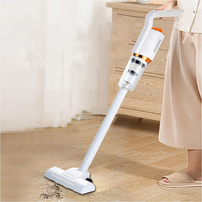 Aspirator Vertical Portabil Fara Fir, Wireless, 2 in 1, Fara sac, Control pe maner, Reincarcabil 0550