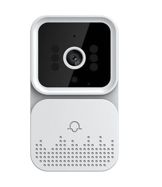 Sonerie inteligenta fara fir, distanta 30m, Wi-Fi, cu camera, schimbare de voce, stocare imagini in cloud, alb