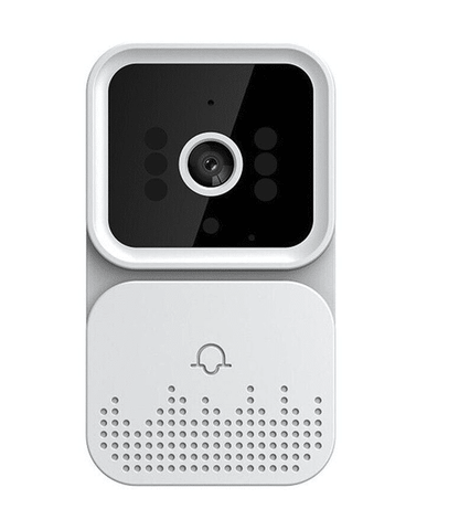 Sonerie inteligenta fara fir, distanta 30m, Wi-Fi, cu camera, schimbare de voce, stocare imagini in cloud, alb