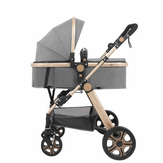 Carucior litle bird , cu suspensii , GRI 2in 1 transformabil landou-sport