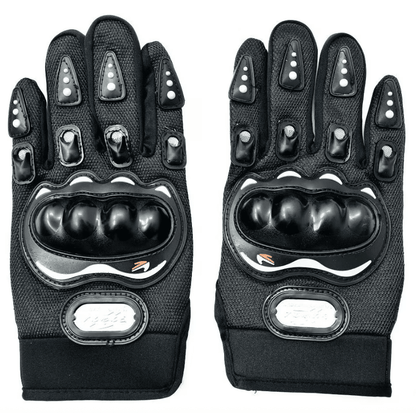 Manusi Moto, ATV cu Protectii pentru Monturi, Culoare Neagra, Marime L