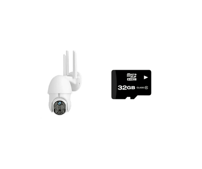 Camera rotativa 5mp IP supraveghere 63 LED HD 1944P WIFI 5MP C Cameră de securitate interior/exterior 4 antenă