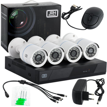 Sistem de Supraveghere Video AHD, CCTV 4 Camere, HDMI, Aplicatie Telefon